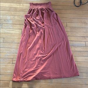 EUC Ninexis Terracotta A-Line Skirt